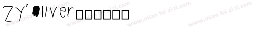 ZY oliver字体转换